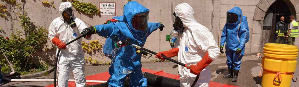 Choose his right hazmat suit