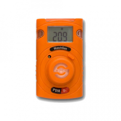 WatchGas PDM Disposable gas detector (CO, H2S, NH3, SO2, or O2)